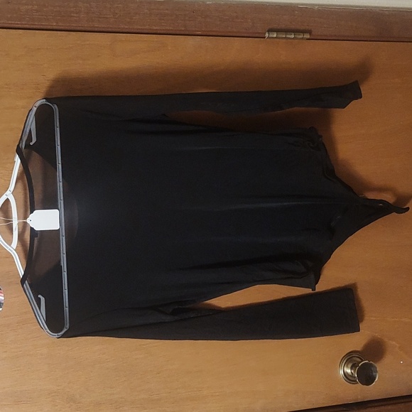 Nwot Elegant Black Studded Bodysuit. Size Large - Picture 3 of 3